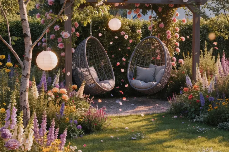Peaceful Garden Swing Ideas for Small Backyard Relaxation | Outdoor Decor