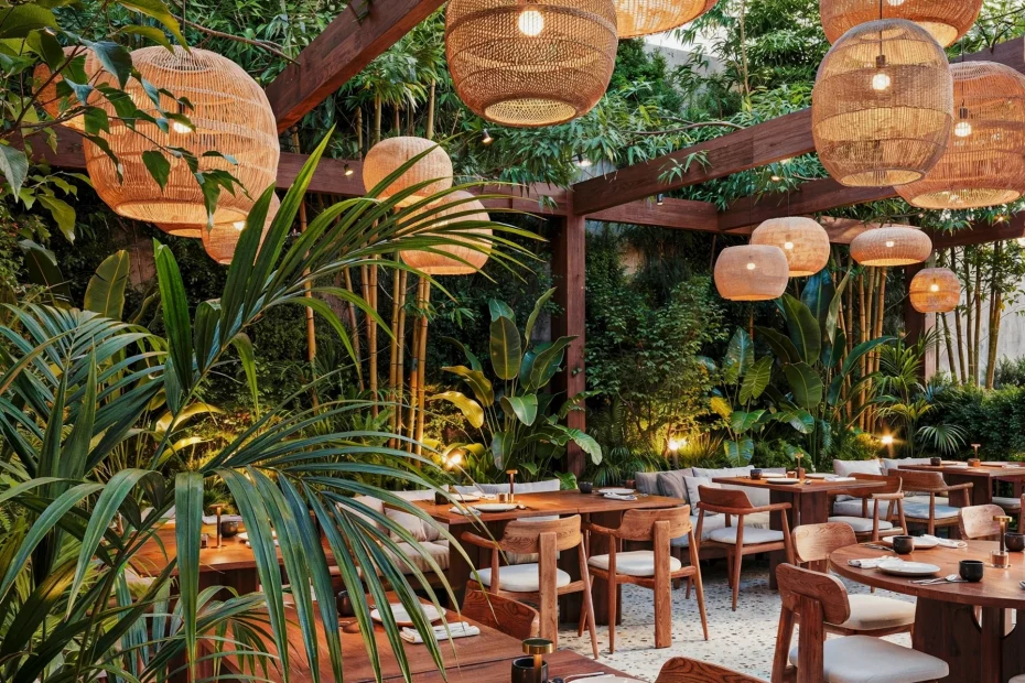Patio Table for Two Aesthetic | Romantic Outdoor Dinner Setup with Earthy Tones | Cozy Patio Decor Ideas