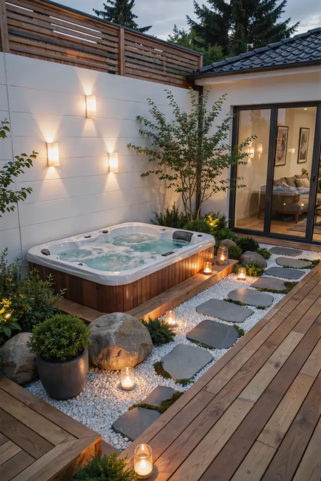 Jacuzzi Outdoor Ideas for Small Backyards | Cozy Retreat & Privacy