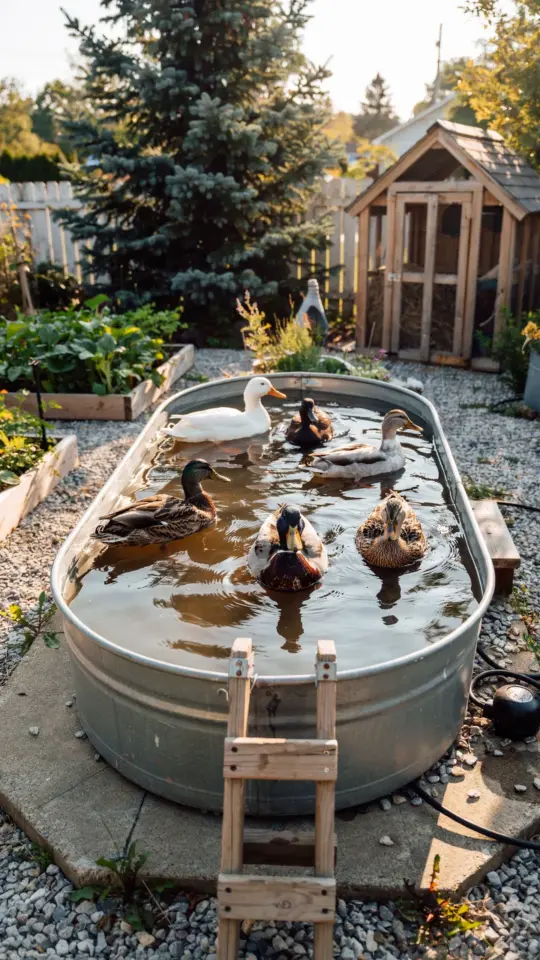 Diy Duck Coop with Pool | Easy Backyard Duck Enclosure & Splash Pad Ideas | for Happy Flocks
