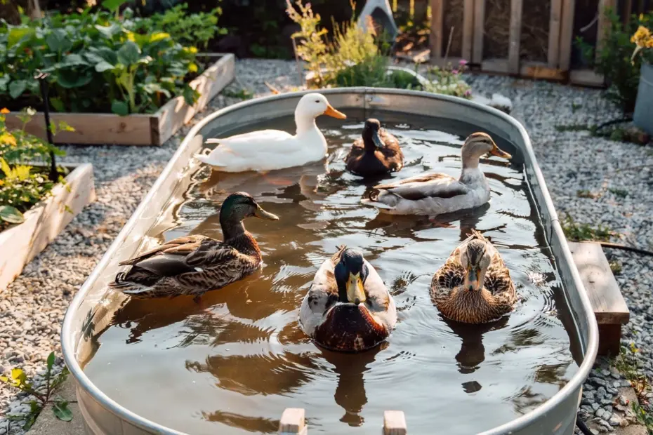 Diy Duck Coop with Pool | Easy Backyard Duck Enclosure & Splash Pad Ideas | for Happy Flocks