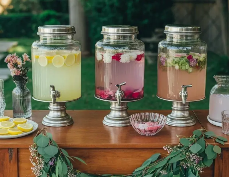 Rustic Outdoor Beverage Station | Before & After Backyard Refresh