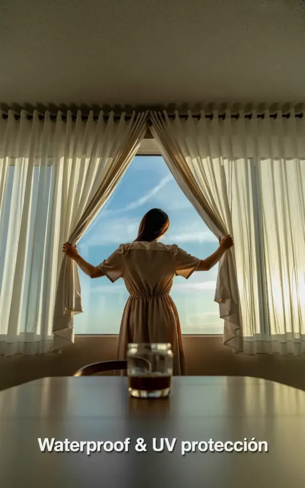 Sheer Curtains for an Outdoor View - Bright Airy Room Style